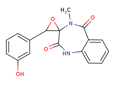 圓弧菌醇結構式,20007-85-6結構式