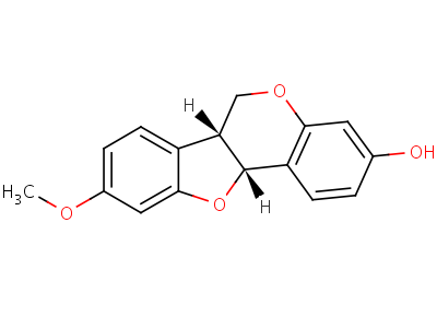 美迪紫檀素結(jié)構(gòu)式,32383-76-9結(jié)構(gòu)式