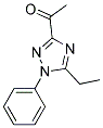 3-Acetyl-5-ethyl-1-phenyl-1,2,4-triazoleStructure,100193-57-5Structure 3-Acetyl-5-ethyl-1-phenyl-1,2,4-triazole Structure,100193-57-5Structure