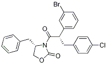 (S)-4-芐基-3-((s)-2-(3-溴苯基)-3-(4-氯苯基)丙?；?噁唑啉-2-酮結(jié)構(gòu)式_1002752-53-5結(jié)構(gòu)式