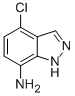 7-Amino-4-chloroindazoleStructure,100959-52-2Structure 7-Amino-4-chloroindazole Structure,100959-52-2Structure