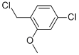 4-Chloro-1-(chloromethyl)-2-methoxybenzeneStructure,101079-84-9Structure 4-Chloro-1-(chloromethyl)-2-methoxybenzene Structure,101079-84-9Structure