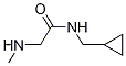 Acetamide, n-(cyclopropylmethyl)-2-(methylamino)-Structure,1016764-96-7Structure Acetamide, n-(cyclopropylmethyl)-2-(methylamino)- Structure,1016764-96-7Structure