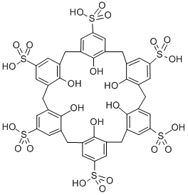 4-Sulfonic-calix[6]arene hydrate Structure,102088-39-1Structure