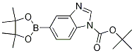 5-(4,4,5,5-四甲基-1,3,2-二噁硼烷-2-基)-1H-苯并[d]咪唑-1-羧酸叔丁酯結構式_1021918-86-4結構式