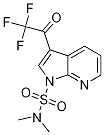 N,N-二甲基-3-(2,2,2-三氟乙?；?-1H-吡咯并[2,3-b]吡啶-1-磺酰胺結(jié)構(gòu)式_1032649-94-7結(jié)構(gòu)式