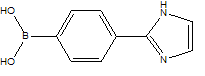 4-(1H-咪唑-2-基)苯硼酸結(jié)構(gòu)式_1040848-01-8結(jié)構(gòu)式