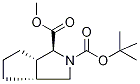 (1S,3ar,6as)-六氫-環(huán)戊并[c]吡咯-1,2(1h)-二羧酸 2-(叔丁基)酯 1-甲酯結(jié)構(gòu)式_1042330-85-7結(jié)構(gòu)式