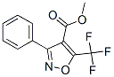 4-Isoxazolecarboxylicacid,3-phenyl-5-(trifluoromethyl)-,methylester(9ci)Structure,104721-33-7Structure 4-Isoxazolecarboxylicacid,3-phenyl-5-(trifluoromethyl)-,methylester(9ci) Structure,104721-33-7Structure