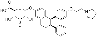 葡萄糖苷酸拉索昔芬結(jié)構(gòu)式_1048953-95-2結(jié)構(gòu)式