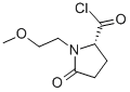 2-Pyrrolidinecarbonyl chloride, 1-(2-methoxyethyl)-5-oxo-, (s)-(9ci) Structure,105425-16-9Structure
