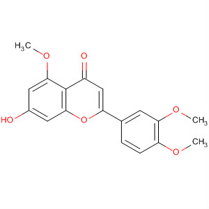 2-(3,4-Dimethoxy-phenyl)-7-hydroxy-5-methoxy-chromen-4-one Structure,10544-05-5Structure