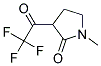 (9ci)-1-甲基-3-(三氟乙?；?-2-吡咯烷酮結(jié)構(gòu)式_107470-28-0結(jié)構(gòu)式