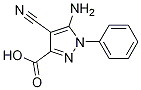 1H-Pyrazole-3-carboxylic acid, 5-amino-4-cyano-1-phenyl-Structure,1076197-28-8Structure 1H-Pyrazole-3-carboxylic acid, 5-amino-4-cyano-1-phenyl- Structure,1076197-28-8Structure