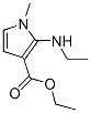 1H-pyrrole-3-carboxylicacid,2-(ethylamino)-1-methyl-,ethylester(9ci) Structure,108290-92-2Structure