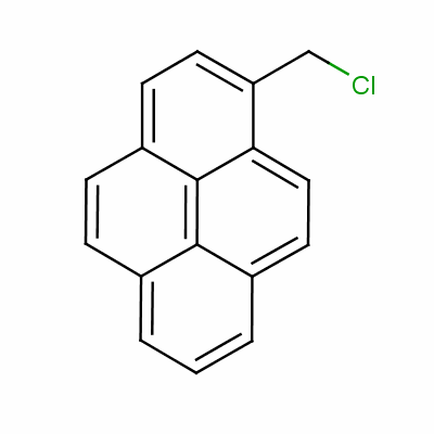 1-氯甲基芘結(jié)構(gòu)式_1086-00-6結(jié)構(gòu)式