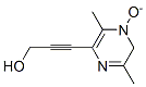 2-Propyn-1-ol,3-(3,6-dimethyl-4-oxidopyrazinyl)-(9ci)Structure,109224-36-4Structure 2-Propyn-1-ol,3-(3,6-dimethyl-4-oxidopyrazinyl)-(9ci) Structure,109224-36-4Structure