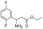 3-Amino-3-(2,5-difluoro-phenyl)-propionic acid ethyl esterStructure,1096828-54-4Structure 3-Amino-3-(2,5-difluoro-phenyl)-propionic acid ethyl ester Structure,1096828-54-4Structure