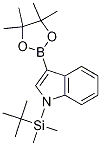 1-(叔丁基二甲基甲硅烷基)-3-(4,4,5,5-四甲基-1,3,2-二噁硼烷-2-基)-1H-吲哚結(jié)構(gòu)式_1111096-51-5結(jié)構(gòu)式