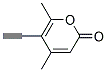 2H-pyran-2-one, 5-ethynyl-4,6-dimethyl-(9ci)Structure,112369-03-6Structure 2H-pyran-2-one, 5-ethynyl-4,6-dimethyl-(9ci) Structure,112369-03-6Structure