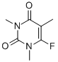 1,3-Dimethyl-6-fluorothymineStructure,112706-71-5Structure 1,3-Dimethyl-6-fluorothymine Structure,112706-71-5Structure