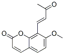 7-甲氧基-8-[(1E)-3-氧代-1-丁烯基]-2H-1-苯并吡喃-2-酮結(jié)構(gòu)式_112789-90-9結(jié)構(gòu)式