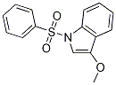 1-Benzenesulfonyl-3-methoxy-1h-indoleStructure,112890-10-5Structure 1-Benzenesulfonyl-3-methoxy-1h-indole Structure,112890-10-5Structure