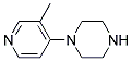 1-(3-Methyl-4-pyridinyl)piperazineStructure,112940-51-9Structure 1-(3-Methyl-4-pyridinyl)piperazine Structure,112940-51-9Structure