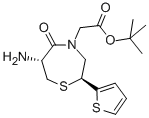 (2S,6R)-6-氨基-5-氧代-2-(2-噻吩基)四氫-1,4-硫氮雜卓-4-乙酸叔丁酯結(jié)構(gòu)式_112968-38-4結(jié)構(gòu)式