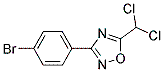 3-(4-Bromophenyl)-5-(dichloromethyl)-1,2,4-oxadiazoleStructure,1133116-19-4Structure 3-(4-Bromophenyl)-5-(dichloromethyl)-1,2,4-oxadiazole Structure,1133116-19-4Structure