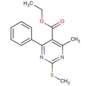 Ethyl 4-methyl-2-(methylthio)-6-phenylpyrimidine-5-carboxylateStructure,113697-42-0Structure Ethyl 4-methyl-2-(methylthio)-6-phenylpyrimidine-5-carboxylate Structure,113697-42-0Structure