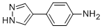 4-(1H-吡唑-4-基)苯胺結(jié)構(gòu)式_114474-28-1結(jié)構(gòu)式
