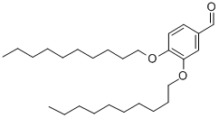 3,4-(Didecyloxy)benzaldehyde Structure,118468-34-1Structure