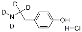2-(4-Hydroxyphenyl)ethyl-1,1,2,2-d4-amine hclStructure,1189884-47-6Structure 2-(4-Hydroxyphenyl)ethyl-1,1,2,2-d4-amine hcl Structure,1189884-47-6Structure