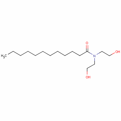 二乙醇胺月桂酸結(jié)構(gòu)式_120-40-1結(jié)構(gòu)式