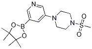 1-(Methylsulfonyl)-4-(5-(4,4,5,5-tetramethyl-1,3,2-dioxaborolan-2-yl)pyridin-3-yl)piperazineStructure,1201644-34-9Structure 1-(Methylsulfonyl)-4-(5-(4,4,5,5-tetramethyl-1,3,2-dioxaborolan-2-yl)pyridin-3-yl)piperazine Structure,1201644-34-9Structure