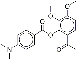 4-(Dimethylamino)benzoic acid 6-acetyl-2,3-dimethoxyphenyl esterStructure,1205548-01-1Structure 4-(Dimethylamino)benzoic acid 6-acetyl-2,3-dimethoxyphenyl ester Structure,1205548-01-1Structure