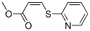 2-Propenoicacid,3-(2-pyridinylthio)-,methylester,(z)-(9ci)Structure,121307-84-4Structure 2-Propenoicacid,3-(2-pyridinylthio)-,methylester,(z)-(9ci) Structure,121307-84-4Structure