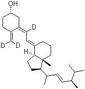 維生素D2-[D3]結(jié)構(gòu)式_1217448-46-8結(jié)構(gòu)式