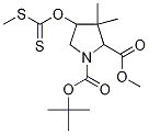 O-[(2s)-3,3-二甲基-n-boc-脯氨酸甲酯] s-甲基黃酸鹽結構式_1219402-96-6結構式