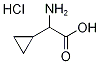 2-Amino-2-cyclopropylacetic acid hydrochlorideStructure,1219429-81-8Structure 2-Amino-2-cyclopropylacetic acid hydrochloride Structure,1219429-81-8Structure