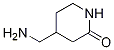 4-(Aminomethyl)piperidin-2-oneStructure,1234615-77-0Structure 4-(Aminomethyl)piperidin-2-one Structure,1234615-77-0Structure