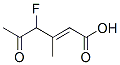 2-Hexenoic acid, 4-fluoro-3-methyl-5-oxo-Structure,124412-83-5Structure 2-Hexenoic acid, 4-fluoro-3-methyl-5-oxo- Structure,124412-83-5Structure