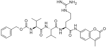 Z-val-val-arg-amc Structure,124485-41-2Structure