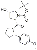 (2S,4s)-4-羥基-2-(2-(4-甲氧基苯基)吡咯烷-1-羰基)吡咯烷-1-羧酸叔丁酯結構式_1246639-53-1結構式