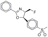 (4S,5r)-4-(氟甲基)-4,5-二氫-5-[4-(甲基磺?；?苯基]-2-苯基噁唑-d3結(jié)構(gòu)式_1246818-78-9結(jié)構(gòu)式