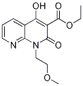 4-羥基-1-(2-甲氧基乙基)-2-氧代-1,2-二氫-1,8-萘啶-3-羧酸乙酯結構式_1253790-04-3結構式