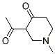 4-Piperidinone, 3-acetyl-1-methyl-(9ci)Structure,126832-84-6Structure 4-Piperidinone, 3-acetyl-1-methyl-(9ci) Structure,126832-84-6Structure