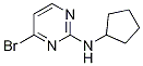 (4-Bromopyrimidin-2-yl)cyclopentylamineStructure,1269291-43-1Structure (4-Bromopyrimidin-2-yl)cyclopentylamine Structure,1269291-43-1Structure