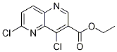 Ethyl 4,6-dichloro 1,5-naphthyridine 3-carboxylateStructure,127094-57-9Structure Ethyl 4,6-dichloro 1,5-naphthyridine 3-carboxylate Structure,127094-57-9Structure